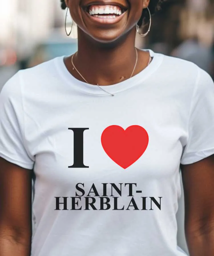 T-Shirt I love Saint-Herblain